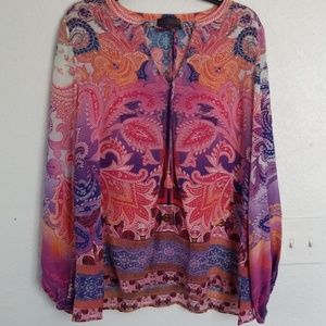 NWOT Hale Bob blouse